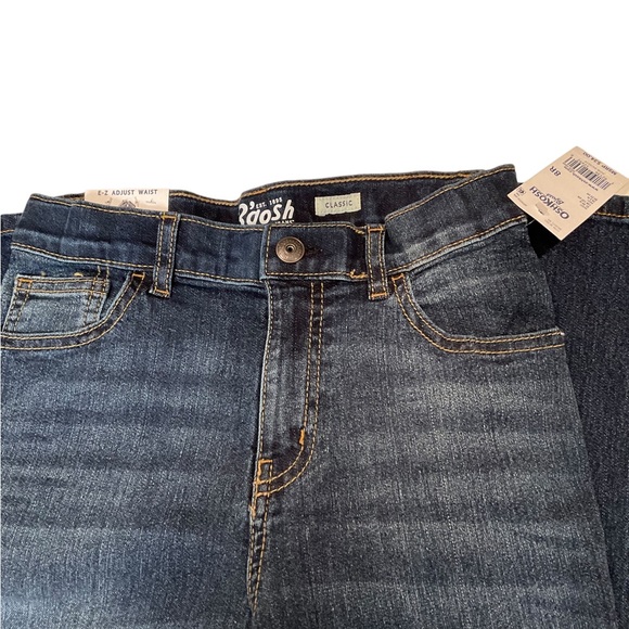 Osh kosh b gosh boys classic straight jeans BUNDLE all 3 size 8A - Picture 9 of 15